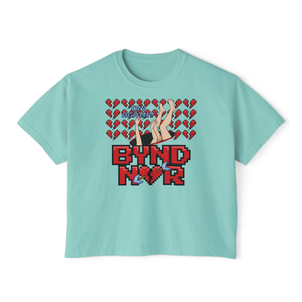 Fall Back in Love—Cropped Boyfriend Tee