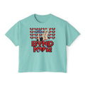 Fall Back in Love—Cropped Boyfriend Tee