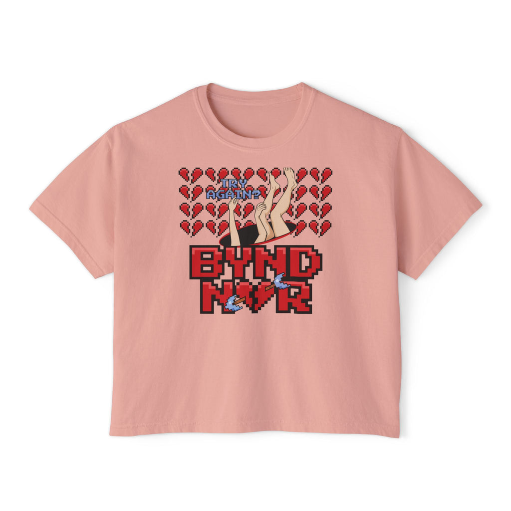 Fall Back in Love—Cropped Boyfriend Tee