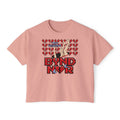 Fall Back in Love—Cropped Boyfriend Tee