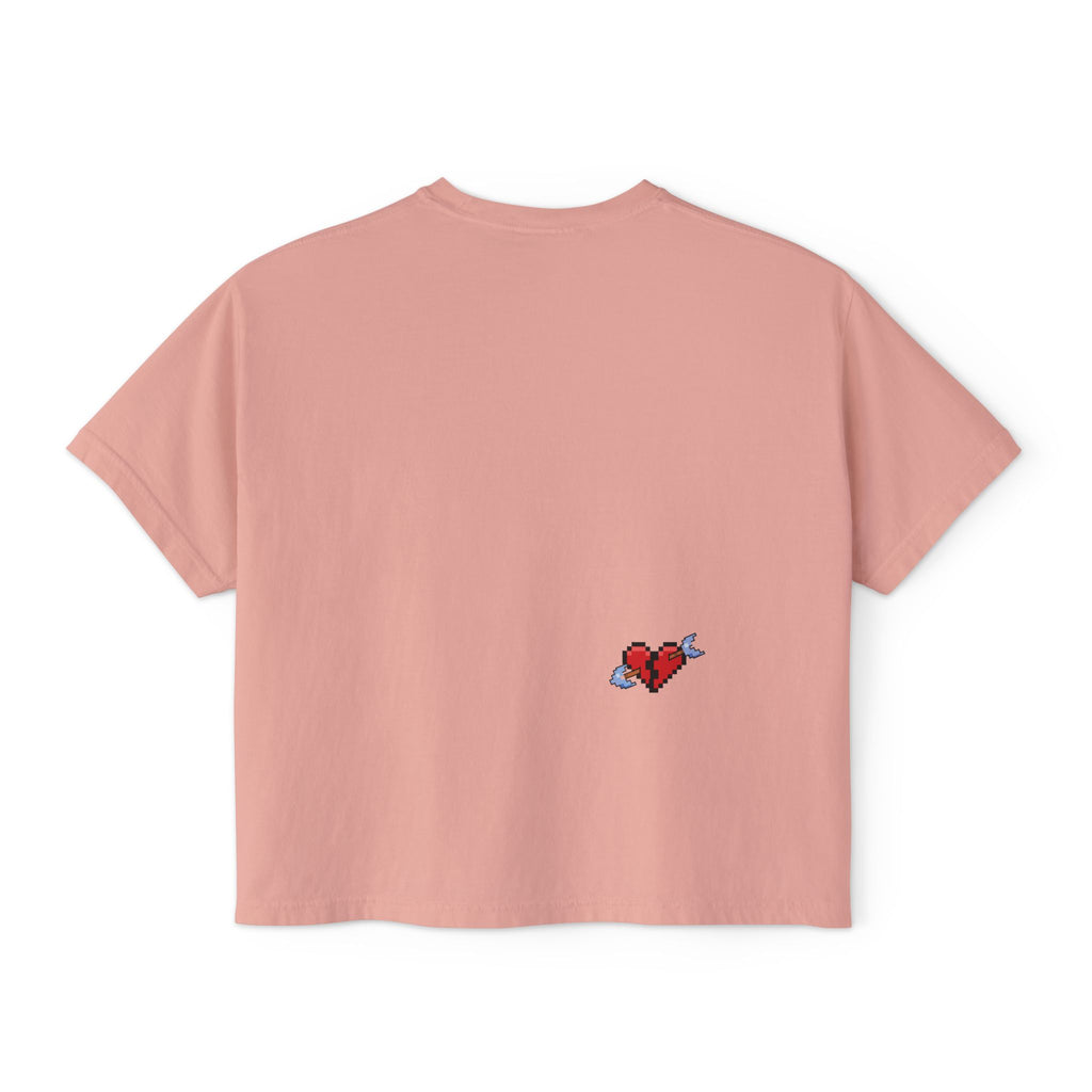Fall Back in Love—Cropped Boyfriend Tee