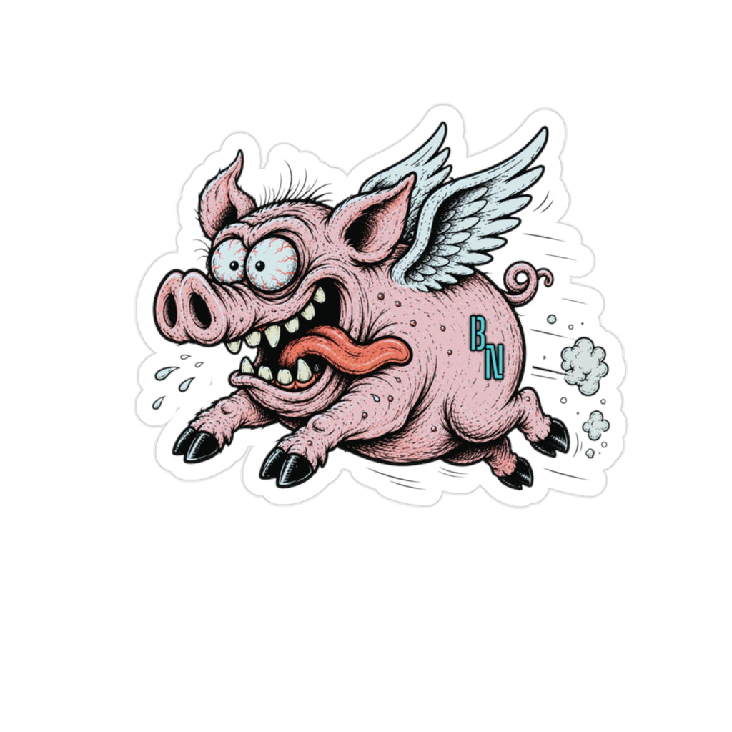 Fly Pig—Sticker