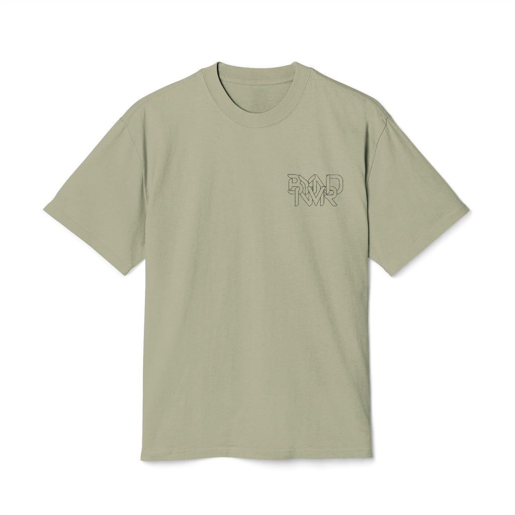 All Connected—Embroidered Faded Tee