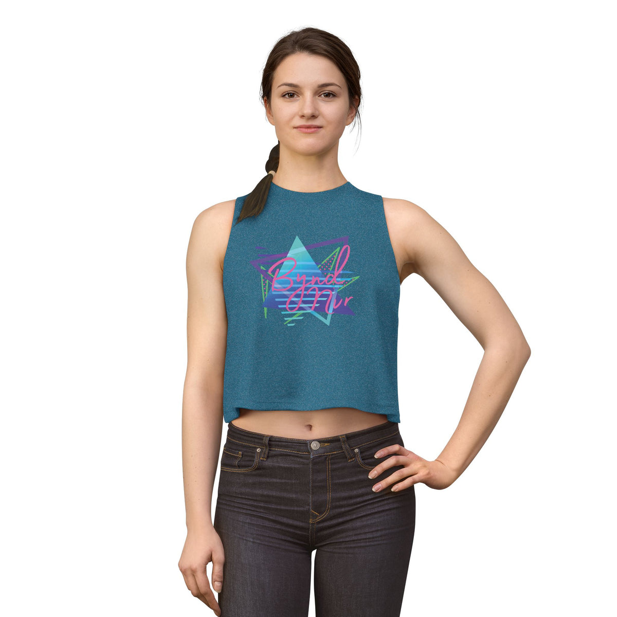Lipstick Wave—Crop Top