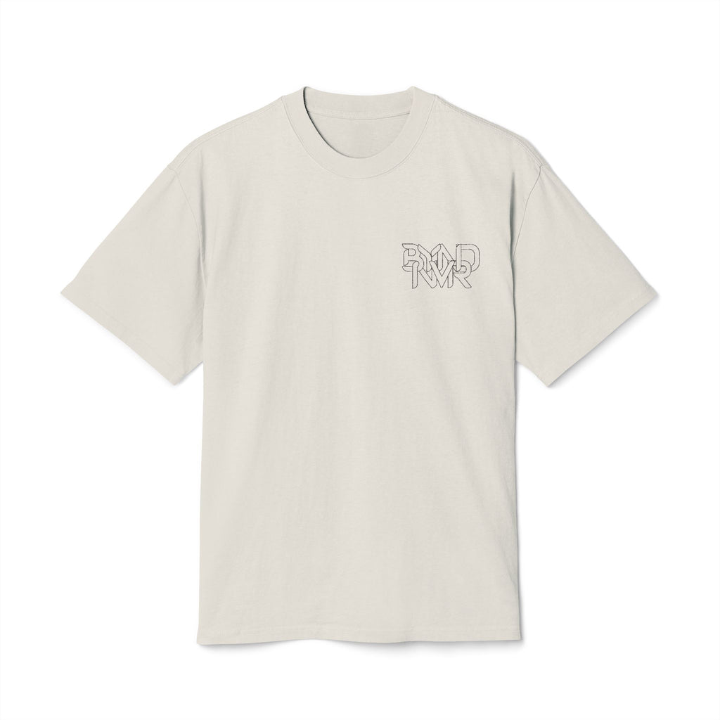 All Connected—Embroidered Faded Tee