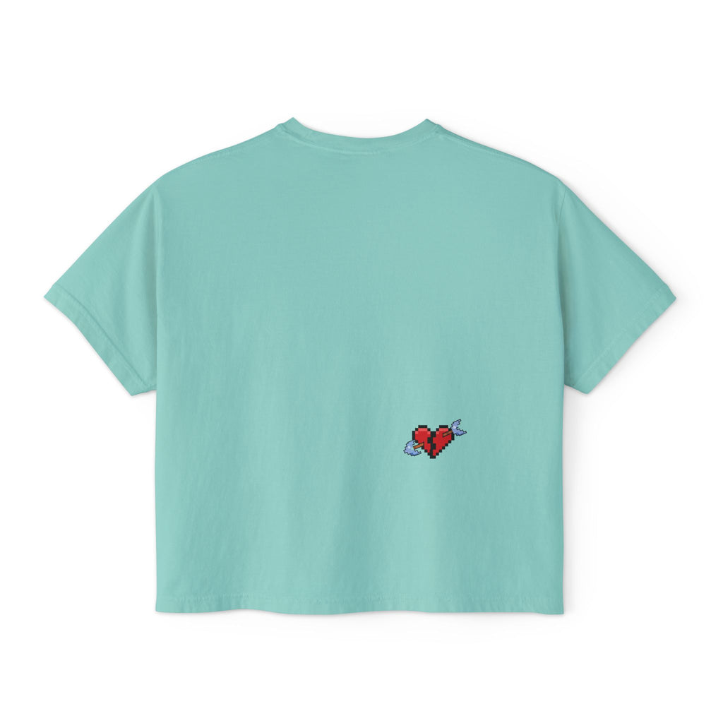 Fall Back in Love—Cropped Boyfriend Tee